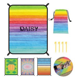 Microfber Sand Free Bohemian Beach Blanket Mat
