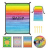 Microfber Sand Free Bohemian Beach Blanket Mat