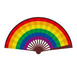 10.5"L Folding Hand Fan