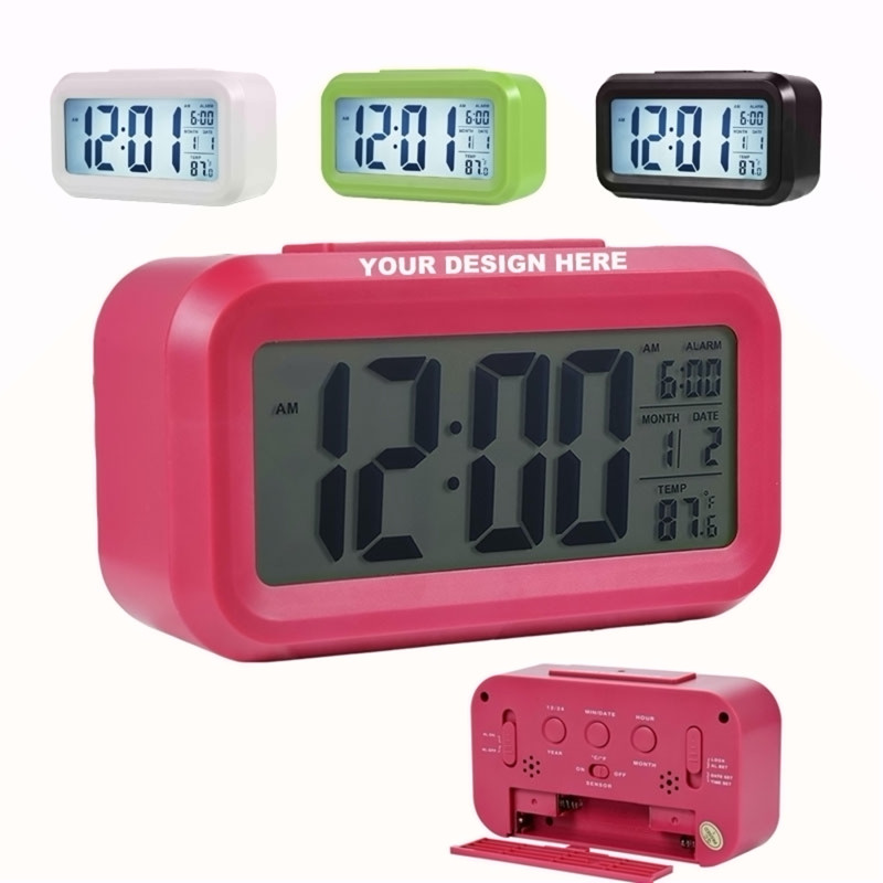Multi-Function Digital Alarm Clock with Night Light
