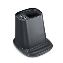 Wireless Charger Pen Holder with Dual USB Output