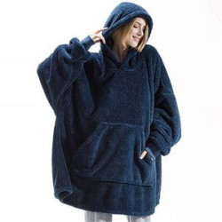 Fleece Hoodie Wearable Blanket