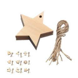 Wood Christmas Ornaments Decorations