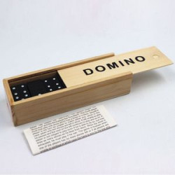 Dominos In Wooden Box