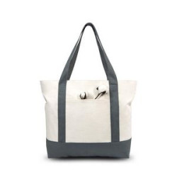 Non-Woven Canvas Tote Bag With Zipper