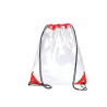 Clear Vinyl Drawstring Backpack Bag