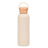 17 Oz Stainless Steel Water Bottle With Bamboo Lid