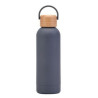 17 Oz Stainless Steel Water Bottle With Bamboo Lid
