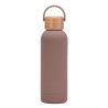 17 Oz Stainless Steel Water Bottle With Bamboo Lid