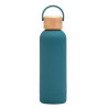 17 Oz Stainless Steel Water Bottle With Bamboo Lid