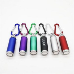 Mini Aluminum LED Flashlight Keychain