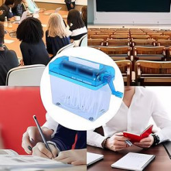 Mini Hand-cranked Paper Shredder