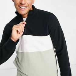 Three Color Patchwork Pure Cotton Sports And Leisure Hoodie