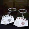 Playing card keychain