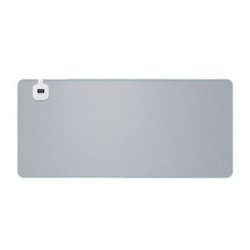 Heated mouse pad with temperature display