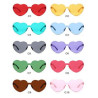 Rimless Heart Shape Sunglasses