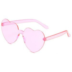 Rimless Heart Shape Sunglasses