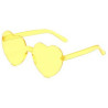 Rimless Heart Shape Sunglasses