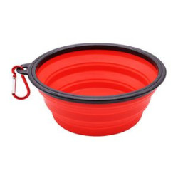 12oz Collapsible Pet Bowls w/ Carabiner
