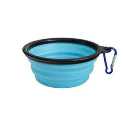 12oz Collapsible Pet Bowls w/ Carabiner