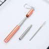 Reusable Metal Collapsible Stainless Steel Drinking Straw