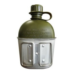 Tactical Water Bottle Milltary Aluminm Cooking Cup
