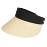 Women Straw Sun Visor Hat Wide Brim Summer Beach Cap