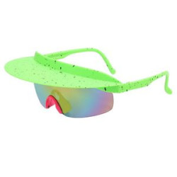 Riding Colorful Brimmed Sunglasses