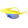 Riding Colorful Brimmed Sunglasses