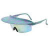 Riding Colorful Brimmed Sunglasses
