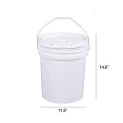 5 Gallon White Bucket