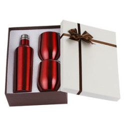 12Oz Stainless Steel Wine Glass In Gift Box
