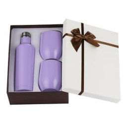 12Oz Stainless Steel Wine Glass In Gift Box
