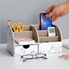 Desk Pencil Pen Holder Organizers Stationery Supplies