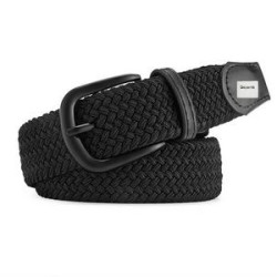 Woven Elastic and Stretch-Free Punching Canvas Belt