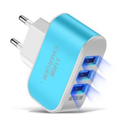 3 port USB Travel Wall Charger
