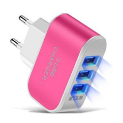 3 port USB Travel Wall Charger
