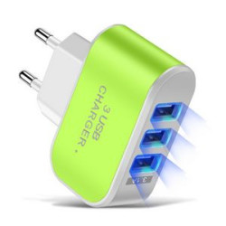 3 port USB Travel Wall Charger