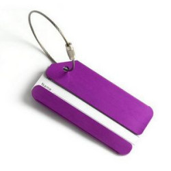 Aluminum Luggage Tags Holders for Travel Baggage Ide