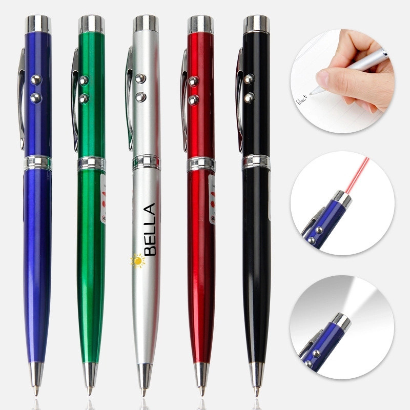 5-In-1 Led Stylus Laser Pointer Torh Screen Ballpoint Pen