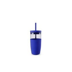 18Oz Glass Tumbler With Straw