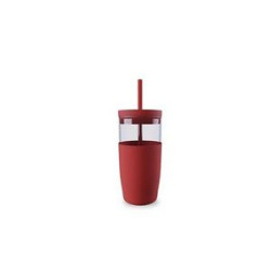 18Oz Glass Tumbler With Straw