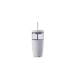 18Oz Glass Tumbler With Straw