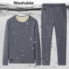 Heating Thermal Underwear Set USB Rechargeable for Men