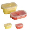 Silicone Foldable Collapsible Lunch Bento Box