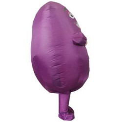 Purple Inflatable Grimace Costume