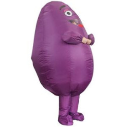 Purple Inflatable Grimace Costume
