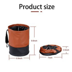 PU Leather Car Side Door Trash Bag