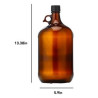 Large Capacity Wine Glass Volumetric Bottle