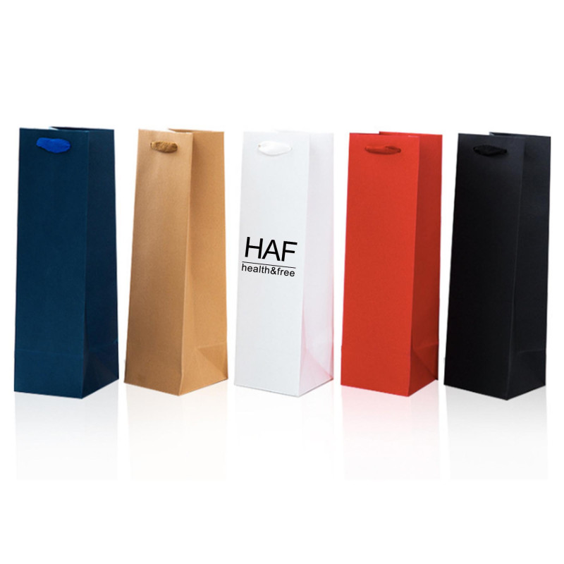 Paper Wine Tote Gift Bag